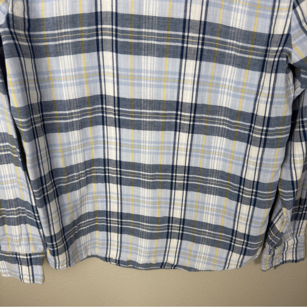 CP Shades Women’s Cotton Gauze Plaid Button Down Shirt - Picture 8 of 9